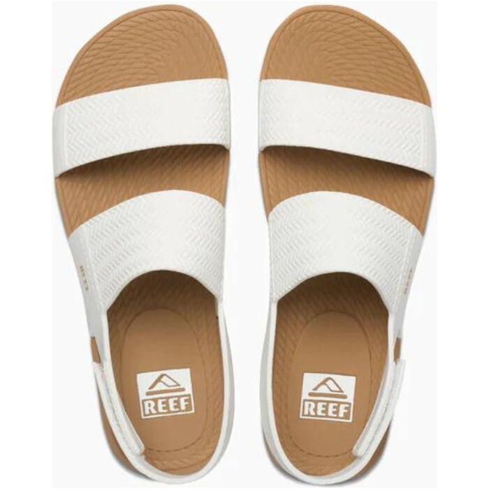 2024 Reef Womens Water Vista Sandals CI8573 - White / Tan